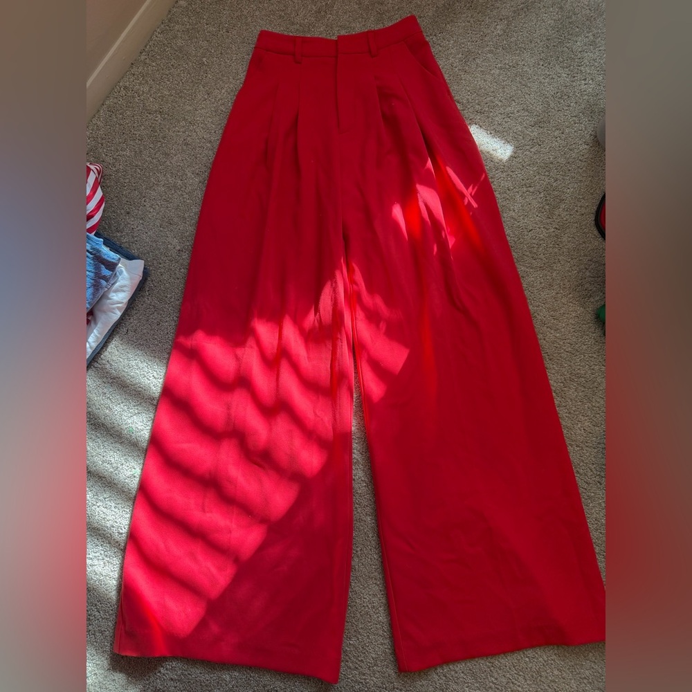 Anthropologie Maeve Red Pants